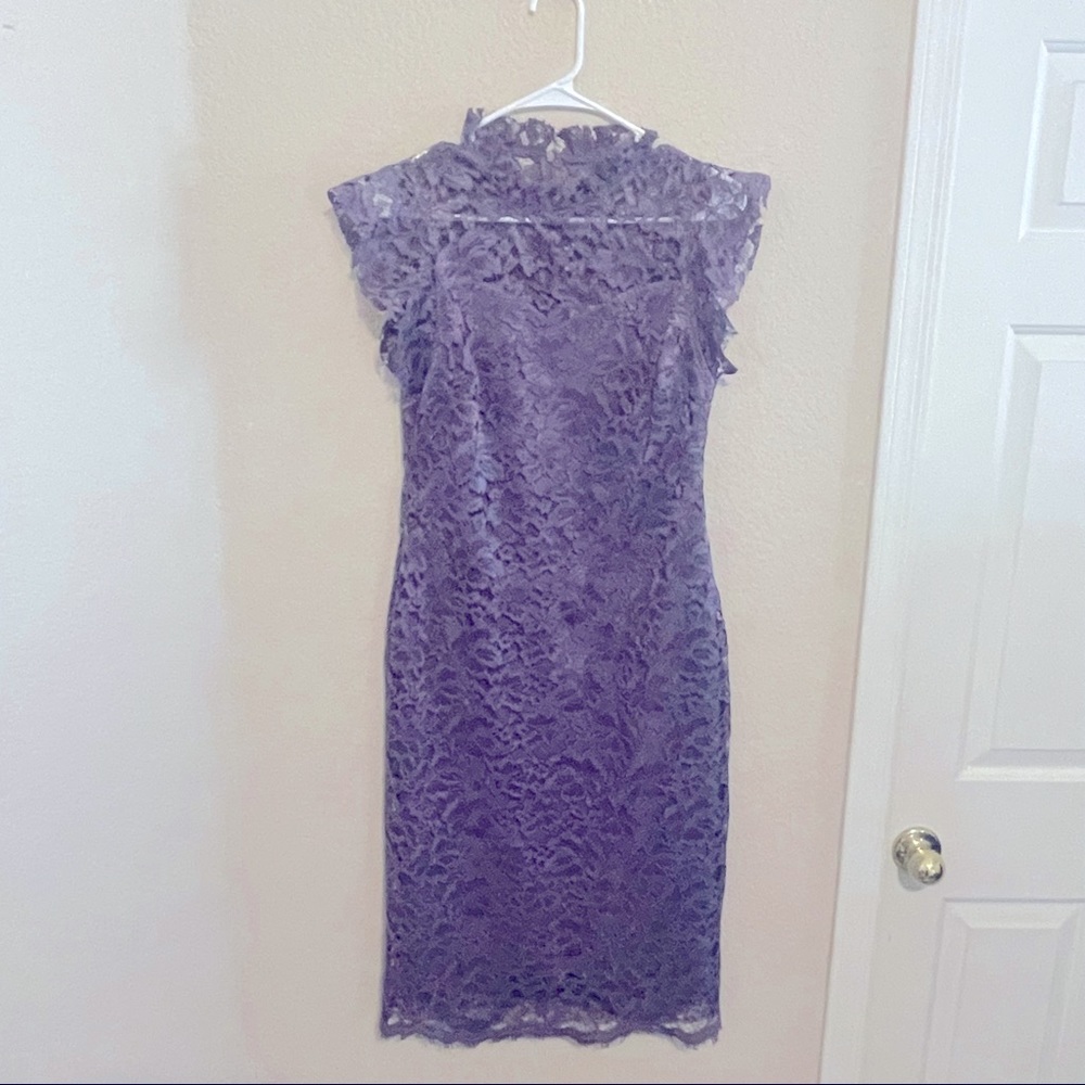Purple Lace Dress, Size 6
